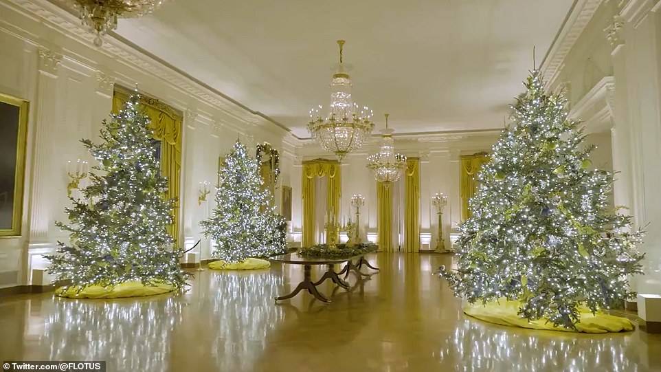 Melania Trump unveils White House Christmas decorations for the last time as US first lady (Photos/Video)