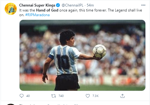  Football world in mourning after the death of Argentina legend, Diego Maradona