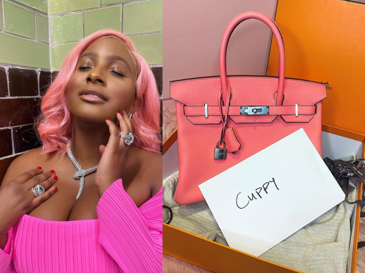  DJ Cuppy gets Birkin bag on second date after getting luxury wristwatch on first date (photo)