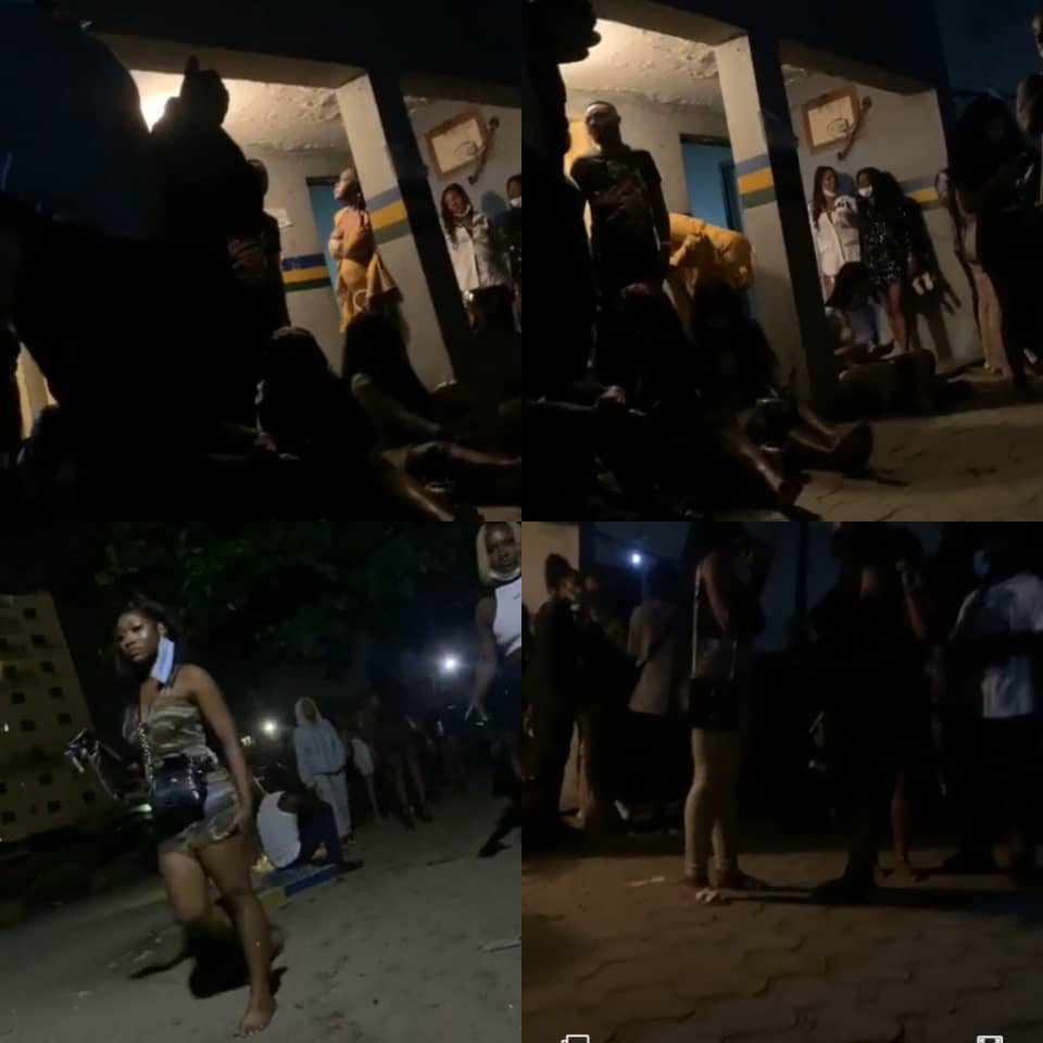 Lagos state police command raid Colombia club in Victoria Island, arrest club managers and customers (photos/Videos)
