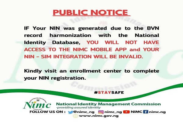 Nigerians react to NIMC