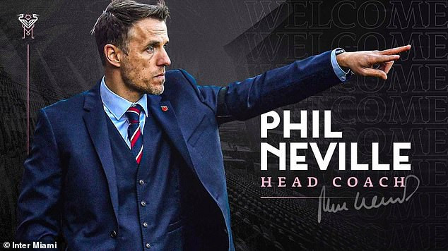 Phil Neville?appointed head coach of David Beckham?s Inter Miami in US