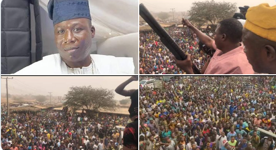 Tell Fulanis in all South-West states we are coming - Activist Sunday Igboho addresses a crowd at the expiration of his ultimatum for Fulani herdsmen to leave (videos)