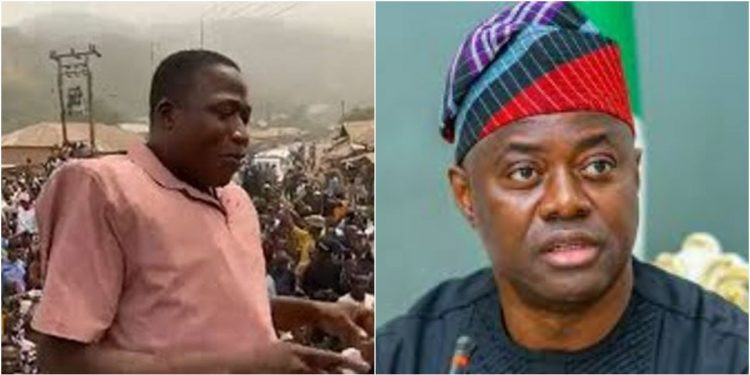 Bring all the soldiers and policemen to arrest me in my house - Activist Sunday Igboho dares Governor Makinde