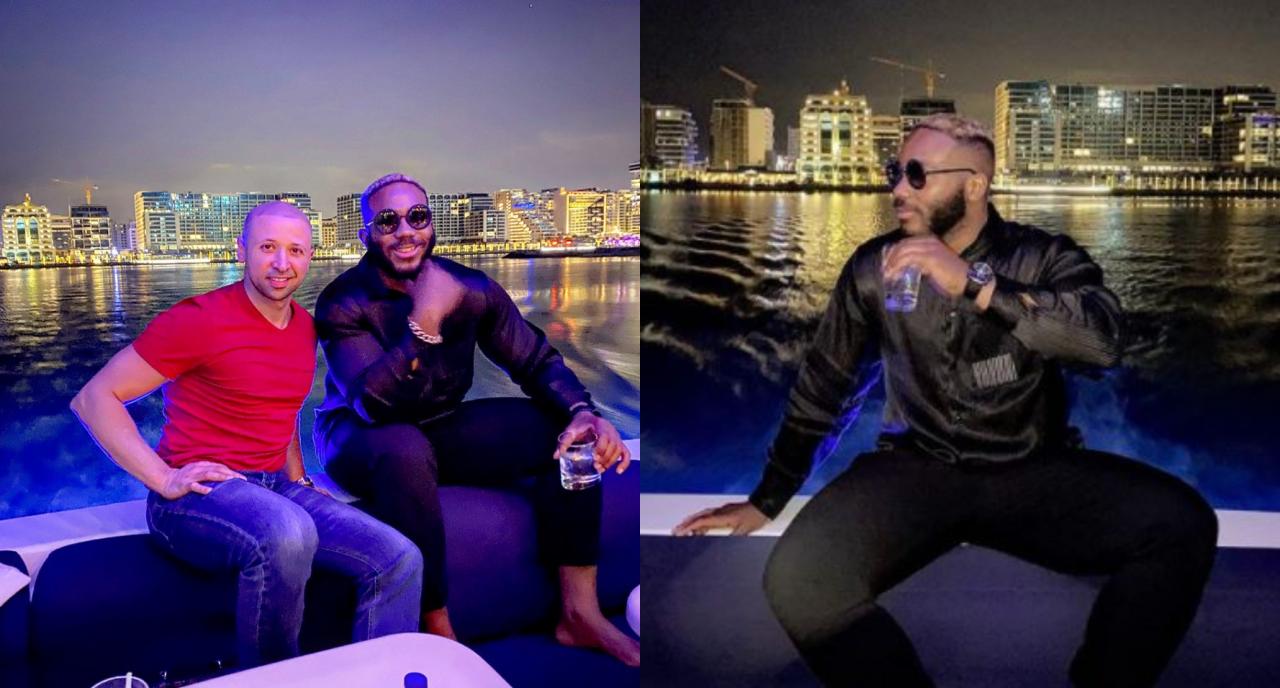 I partied with the king of Dubai’s son last night - Kiddwaya brags on social media (Photos)