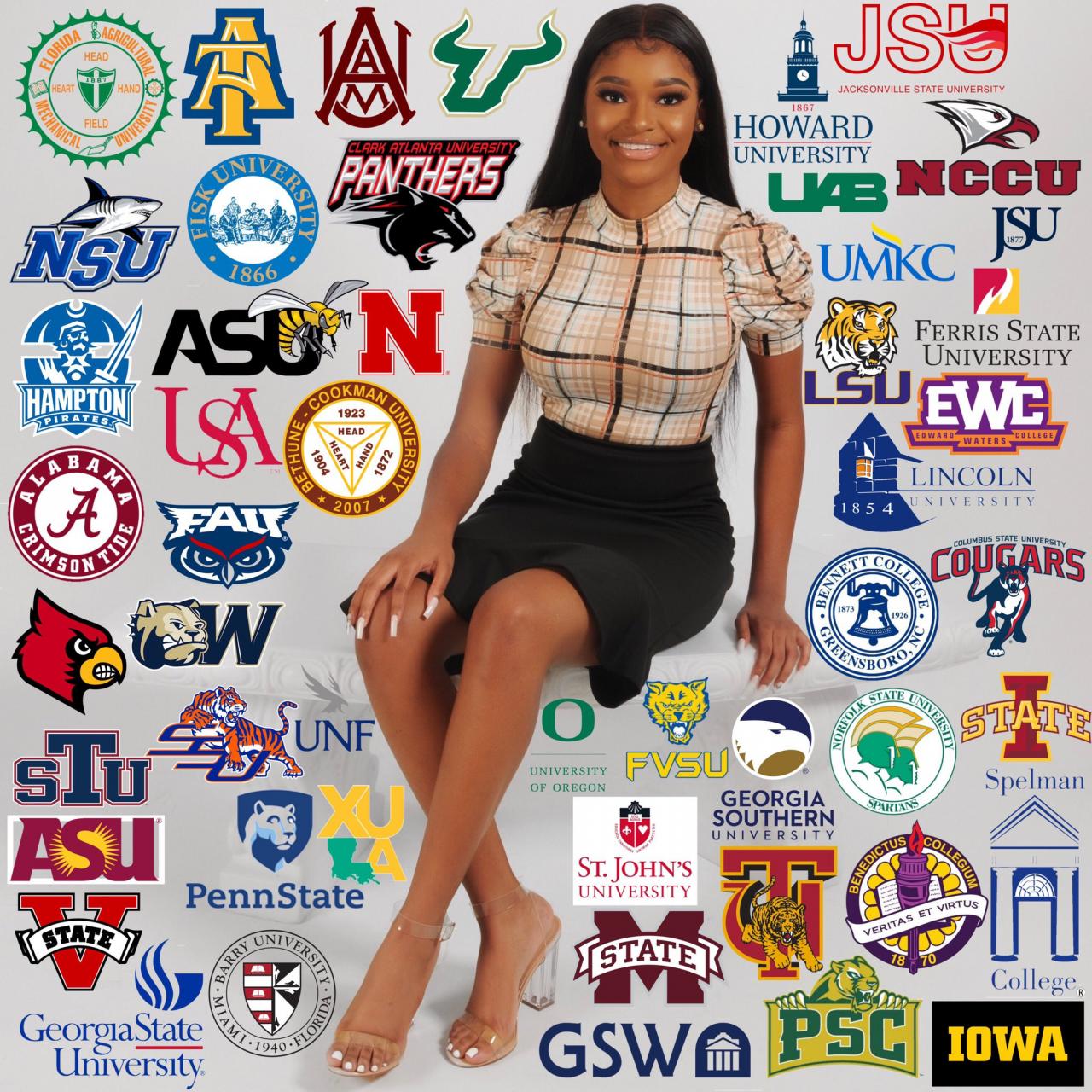 Young lady gets admissions into 50 American universities