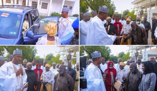 Borno state governor approves N13m and a car for a medical doctor from the South West who stayed in Monguno despite Boko Haram threats (photos)