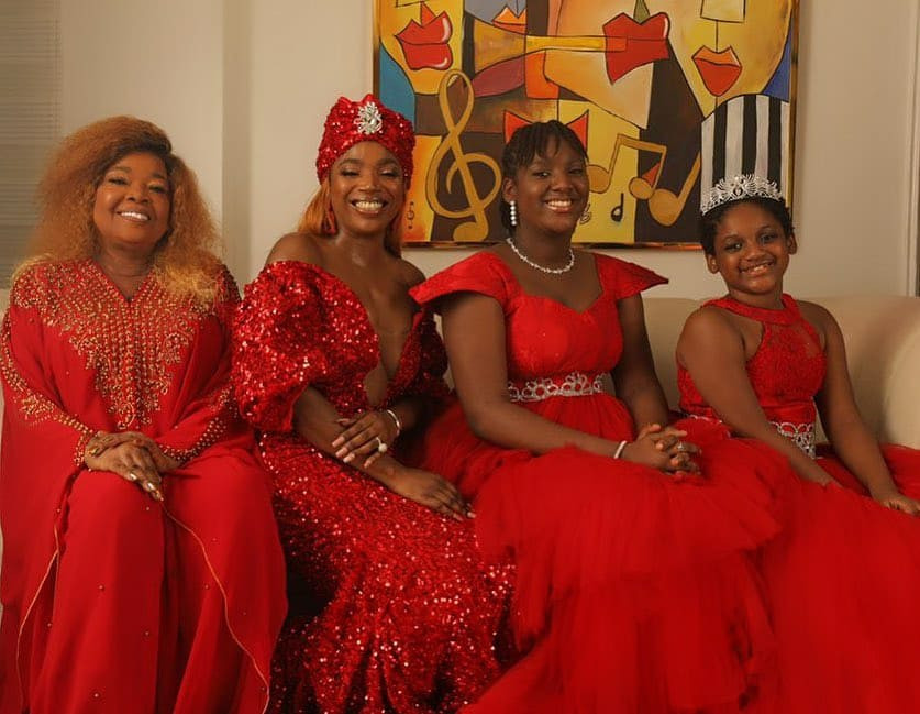 Three generations of beauty! Annie Idibia poses with her mum and daughters in new photos