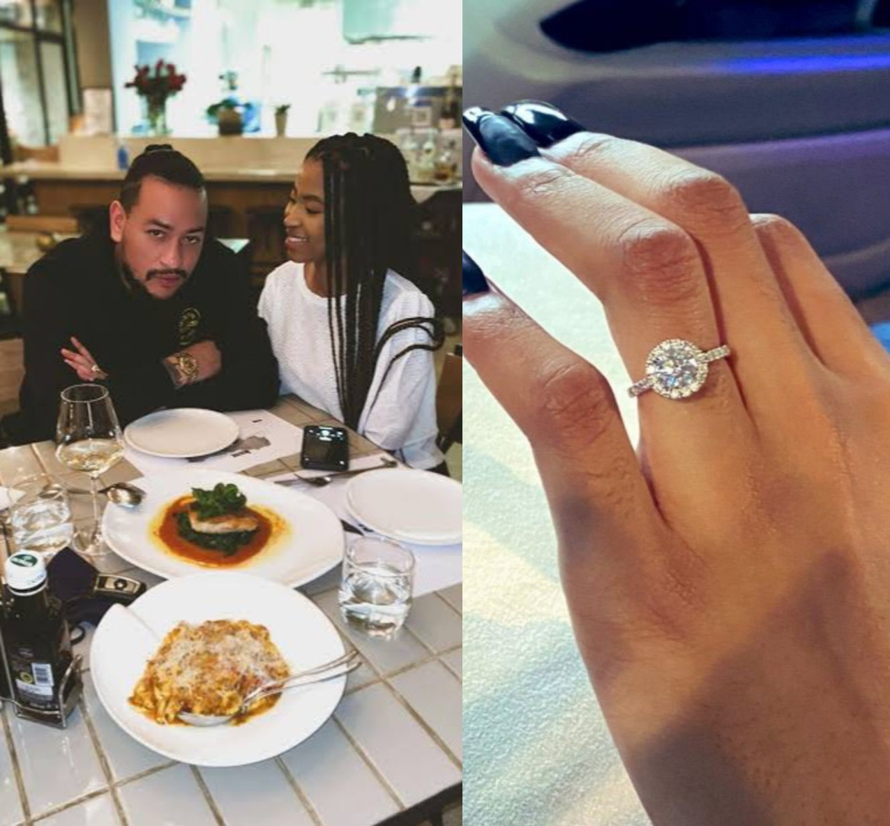 SA Rapper AKA engaged to Nelli Tembe; shares photos of her engagement ring