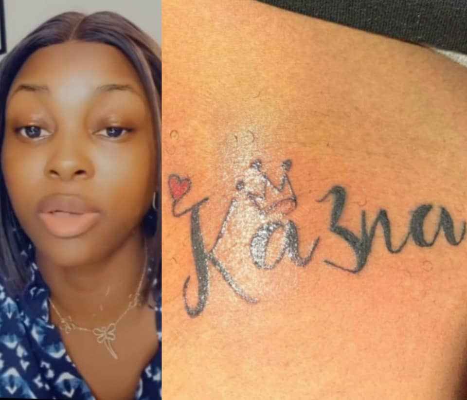 Realty TV star, Ka3na berates female fan who tattooed her name on her thigh (video)