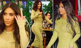Kim Kardashian steps out without wedding ring after filing for divorce from Kanye West (photos)