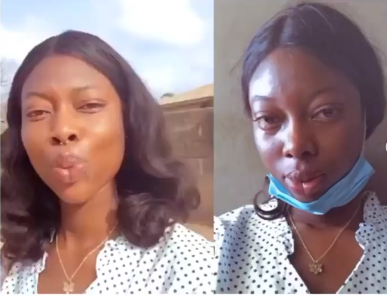Unilorin student narrates how she was forced to remove her nose ring and pack her hair by the school?s security officials (video)