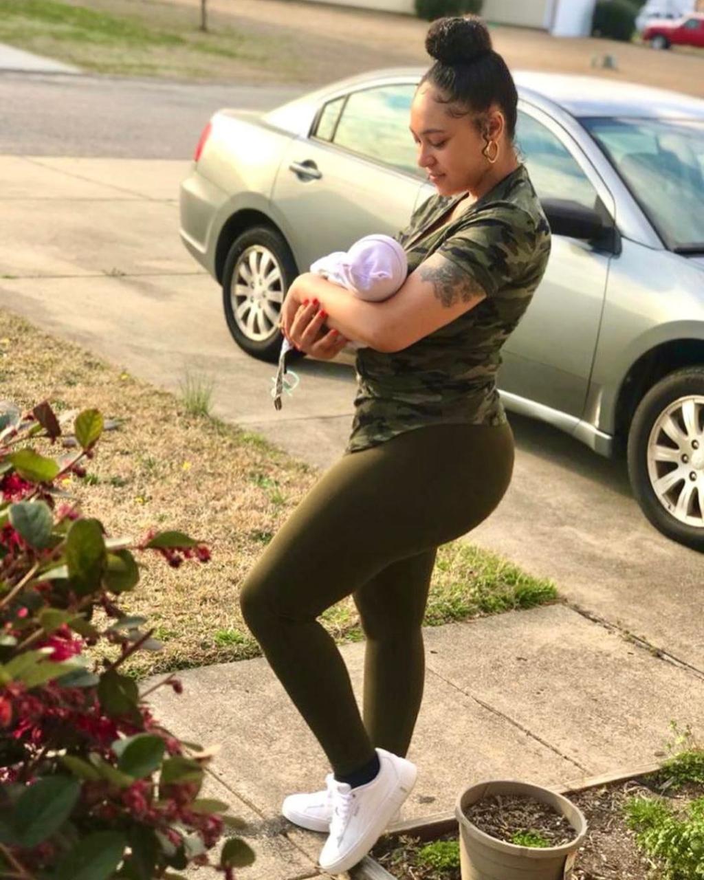 Actress, Rosy Meurer shares first photo of herself and her son 