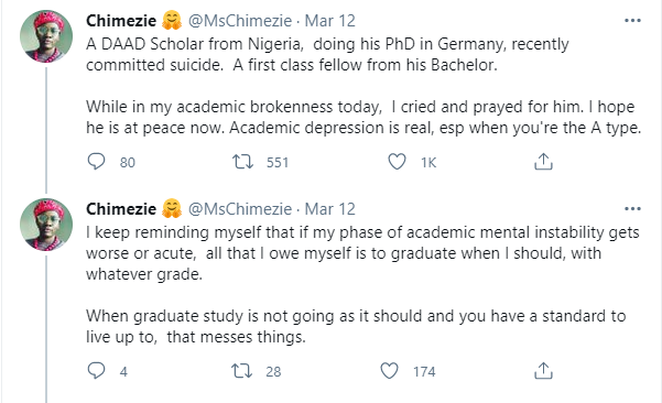 Nigerian First Class graduate and PhD student on scholarship in Germany reportedly commits suicide 