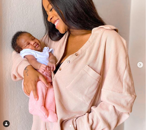 New mom, Abbey Zeus shares adorable photos with her baby daughter, Luna?