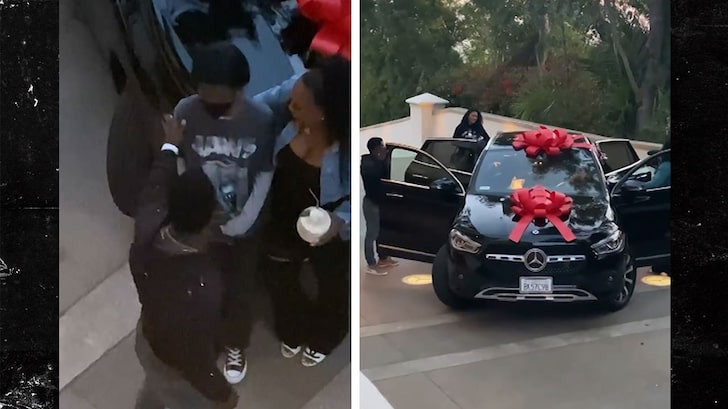 Kevin Hart surprises his daughter Heaven with K Mercedes SUV for her 16th birthday (Video)