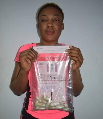 Chadian lady nabbed at Abuja airport with 234 grams of heroin concealed in private part (photo)