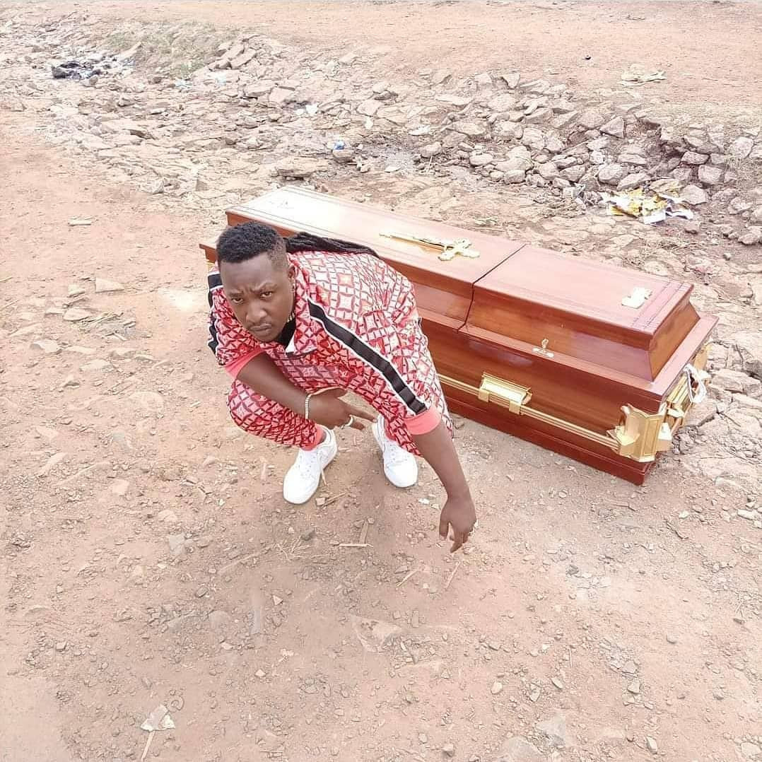 Popular Kenyan musician buys his own coffin 