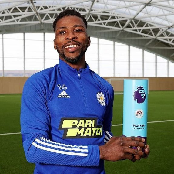 Kelechi Iheanacho wins Premier League Player of the Month for March