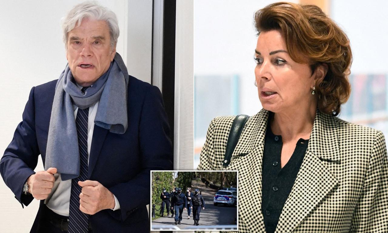French billionaire tycoon, Bernard Tapie and his?wife are beaten and tied up by burglary gang in 