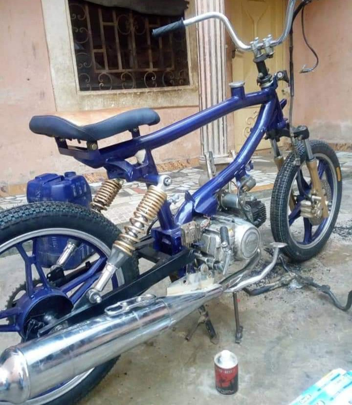 Nigerian man with no formal education commands attention after building motorcycles from scratch in Katsina