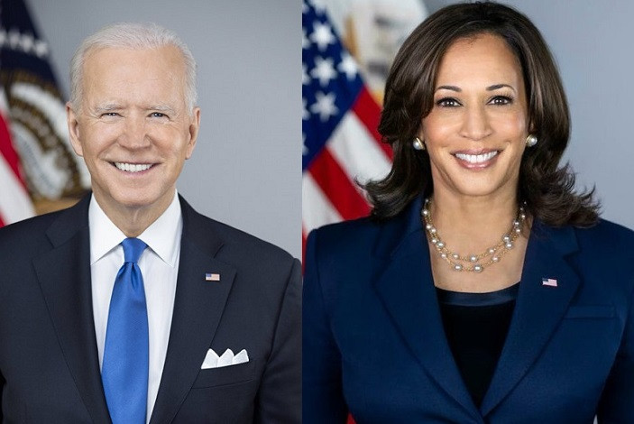 White House unveils official portraits of Joe Biden and Kamala Harris