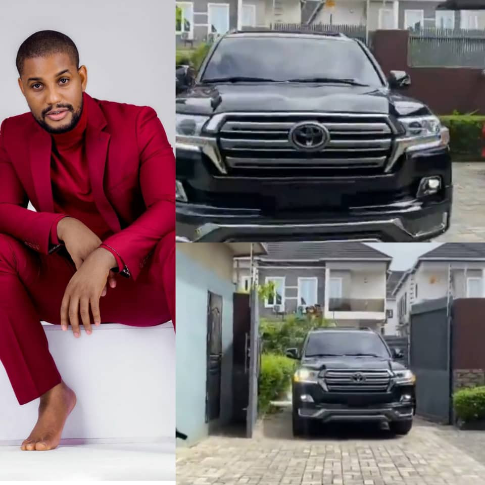 Actor, Alex Ekubo acquires a Toyota Landcruiser