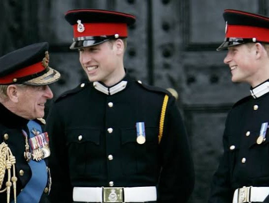 Queen orders Harry and William to walk apart behind Prince Philip
