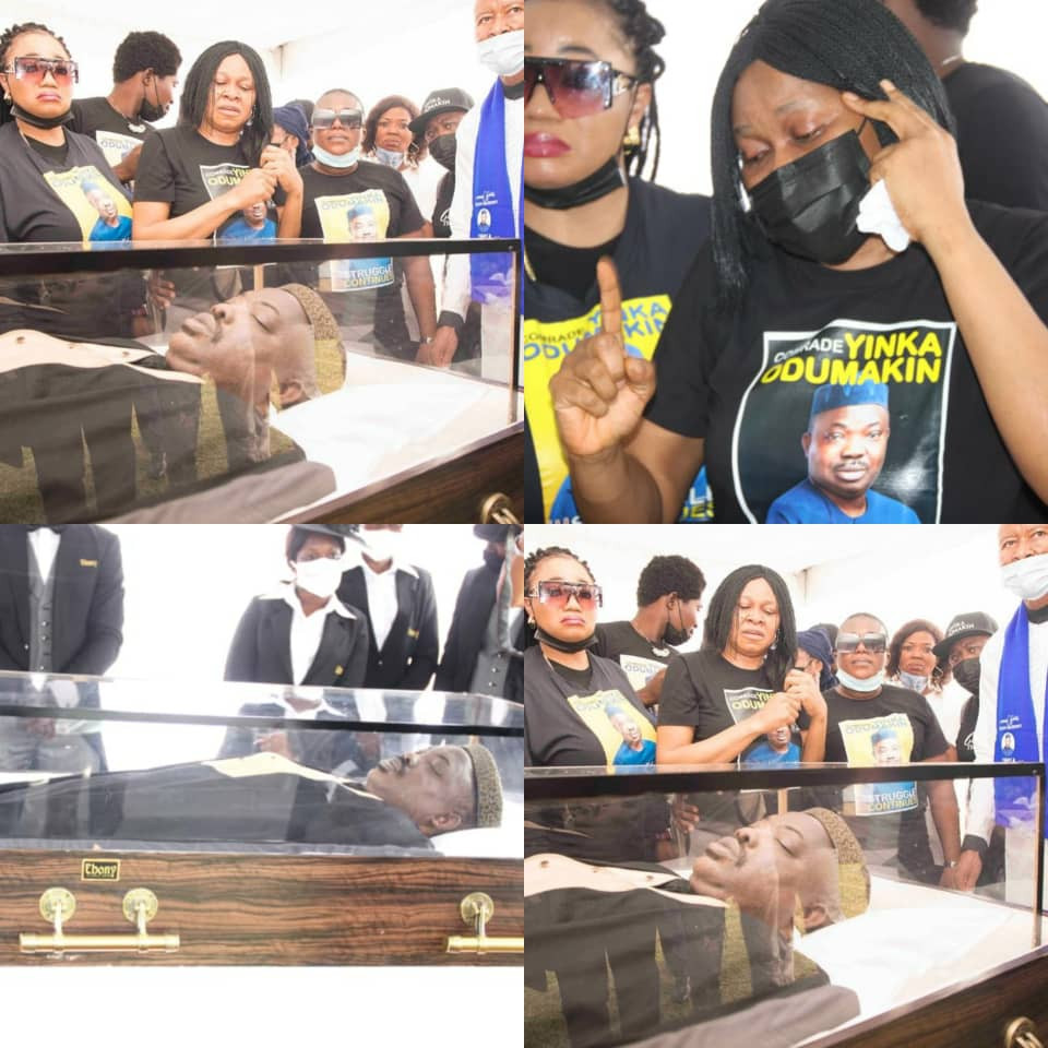 Photos from the Lying-in-State of Afenifere spokesperson, Yinka Odumakin 