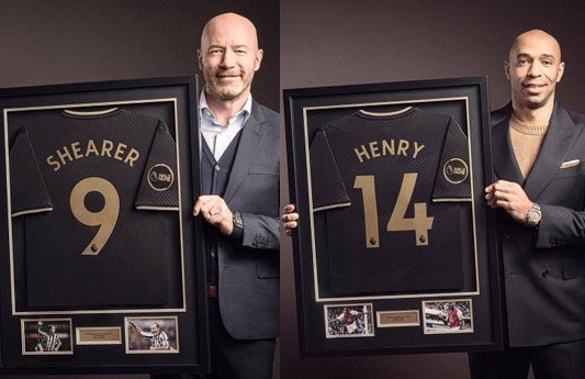 Football icons, Alan Shearer and Thierry Henry inducted into Premier League Hall of Fame (photos)
