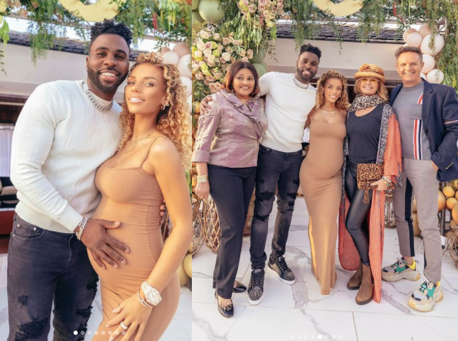 Singer, Jason Derulo and pregnant girlfriend?Jena Frumes?share photos from their baby shower