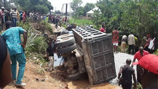 Truck crushes 10 women to death at Imo market