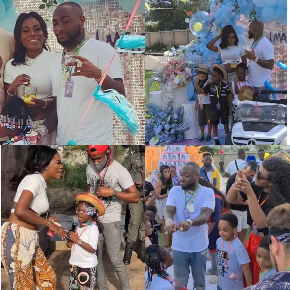 Davido throws birthday party for his daughter Imade (photo/video)