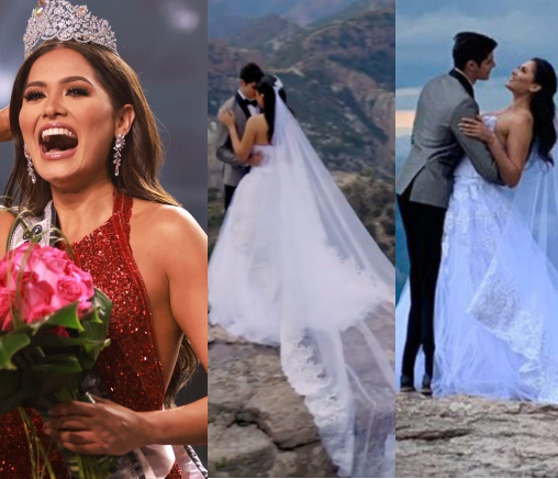 Newly-crowned Miss Universe winner, Andrea Meza, forced to deny she is married after ?wedding pics? emerge that could strip her of title