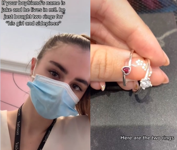 Ex-Pandora employee exposes customer buying a ring each for his girlfriend and sidechic