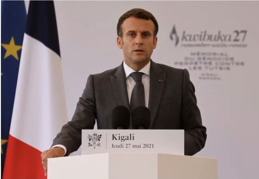 French president Emmanuel Macron seeks forgiveness for France
