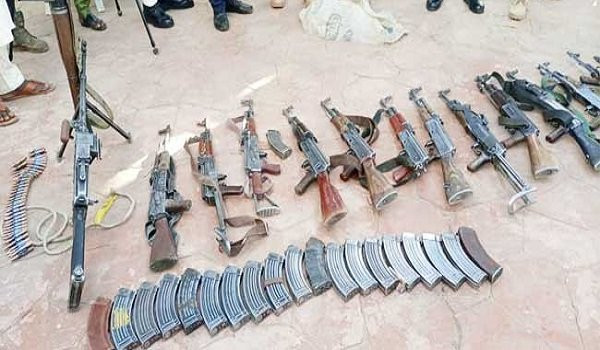 Repentant bandits surrender 203 firearm to Zamfara Govt