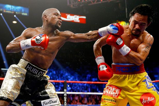 Floyd Mayweather beat Manny Pacquiao in 2015