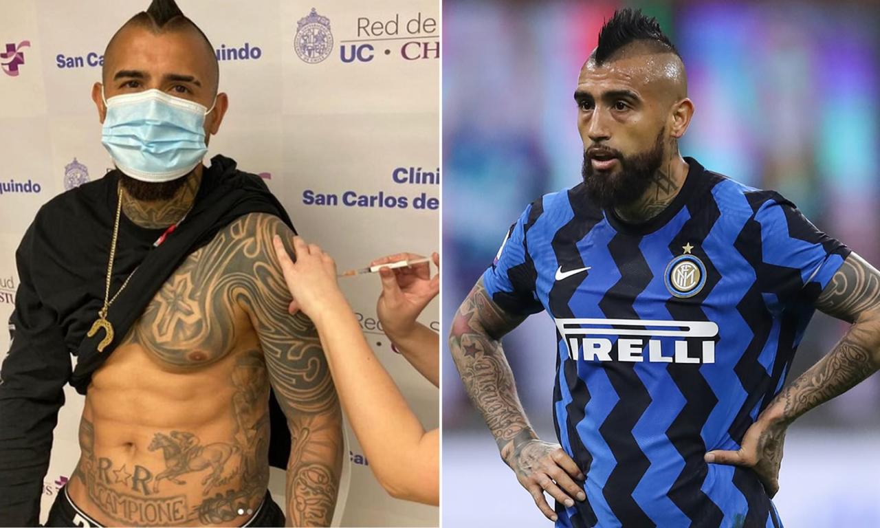 Footballer, Arturo Vidal hospitalised with severe tonsillitis and COVID-19 just days after being vaccinated