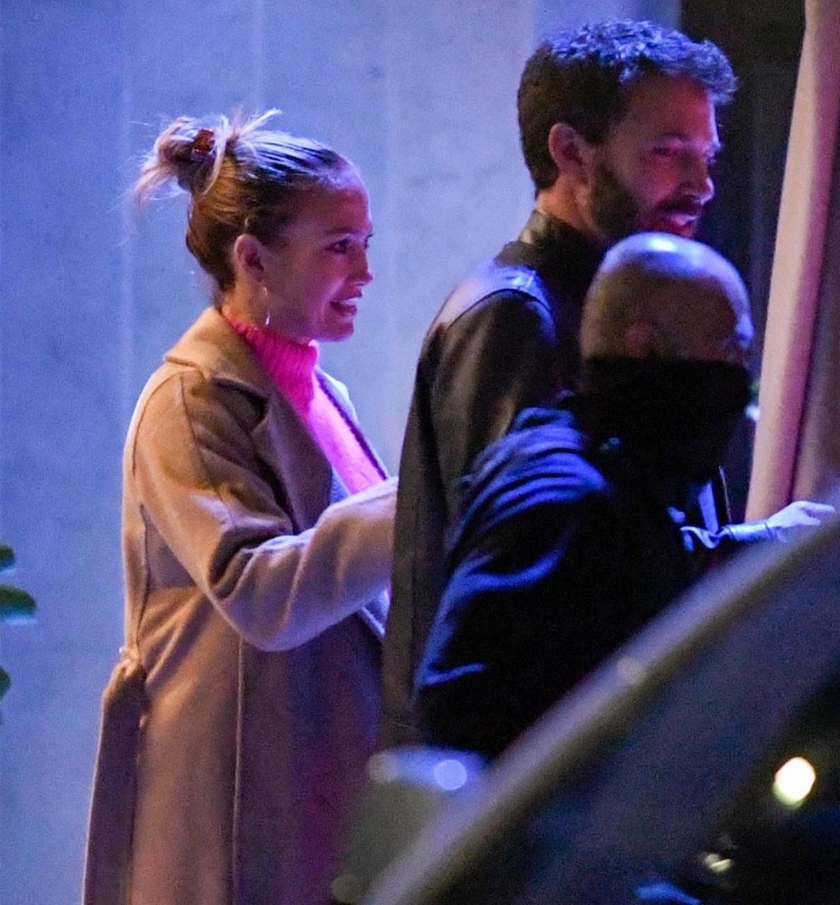 Ben Affleck and Jennifer Lopez seen looking 