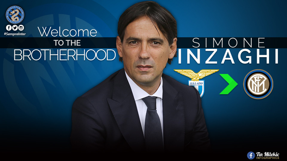 Inter Milan appoint Simone Inzaghi to replace Antonio Conte as new coach