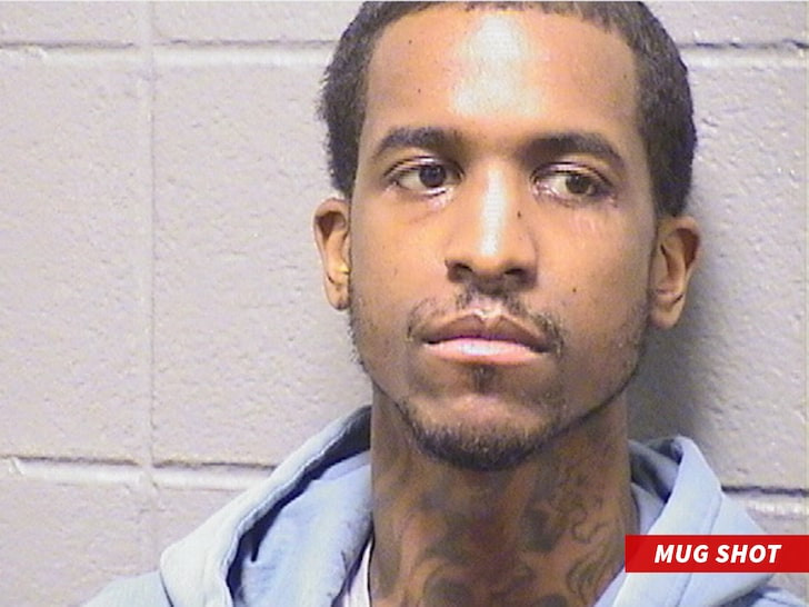 Rapper Lil Reese arrested for assaulting girlfriend two weeks after he was shot in the eye 