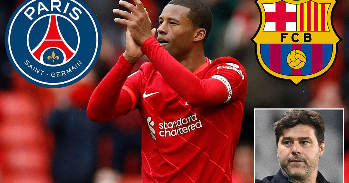 Former Liverpool star, Georginio Wijnaldum signs three-year contract to join PSG rather than Barcelona
