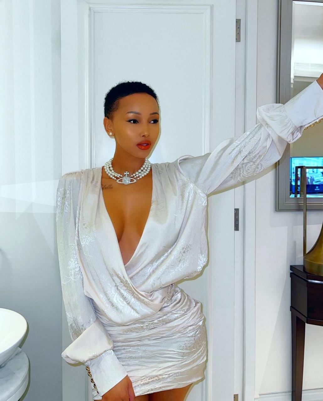 Reality TV star, Huddah Monroe, disagrees with quote which says men stay where they are loved not where they are s3xed