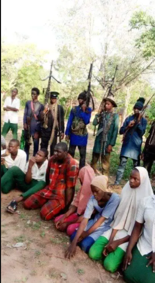 Bandits release photos of abducted Kebbi teachers and students