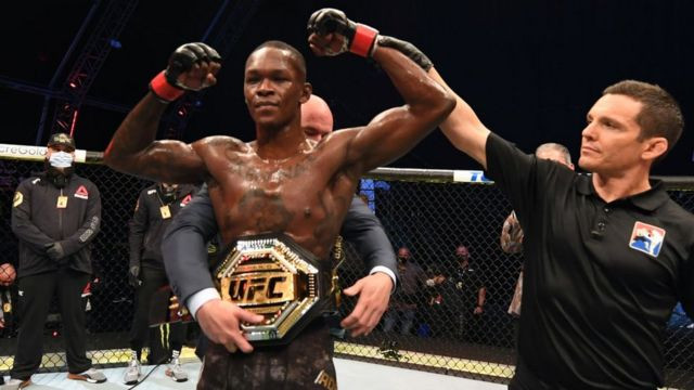 Nigerian MMA fighter, Israel Adesanya emerges top earner with 0,000 payday following recent victory over Marvin Vettori