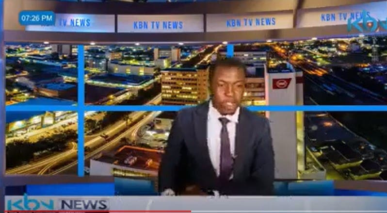 Zambian TV news presenter goes off script, demands for his salary and that of his colleagues during a live news report (video)