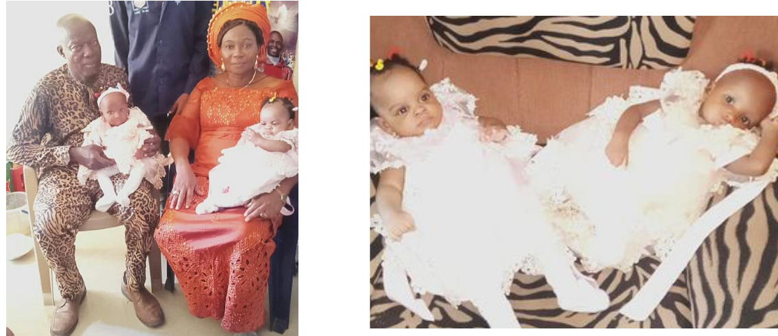 Nigerian couple welcome twins after 16 years of waiting (photos)
