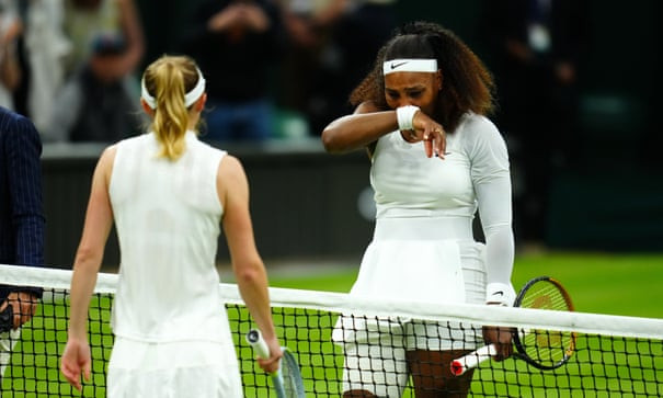 Tearful Serena Williams makes early exit from Wimbledon with injury (photos)