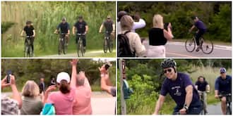 Video Captures 78-Year-Old US President Joe Biden and Wife Jill Riding Bicycles on Streets, stirs Reactions